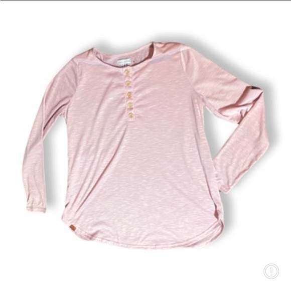 Simply Southern long sleeve 1/4 button down shirt 💚4/$25💚 - Picture 5 of 6